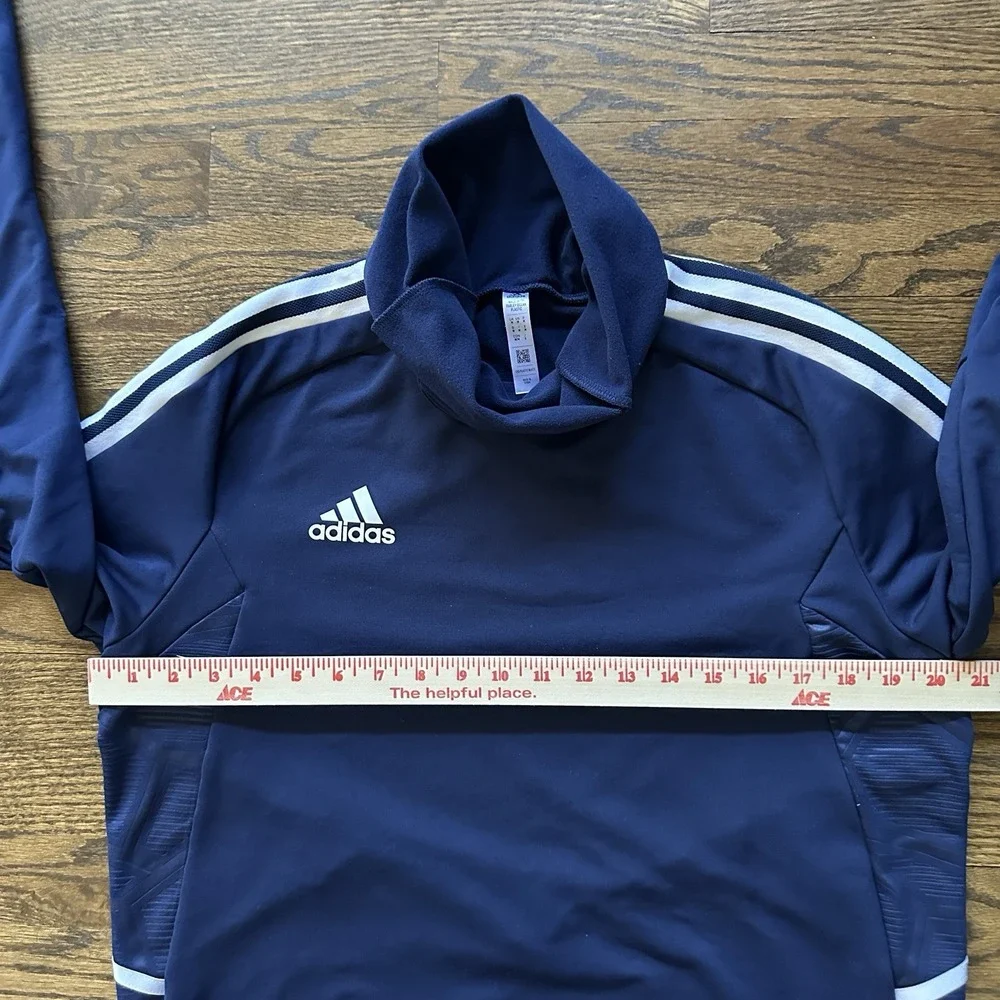 Adidas Mens Condivo 22 Pro Soccer Training Top COLD.RDY Navy Blue HA6253